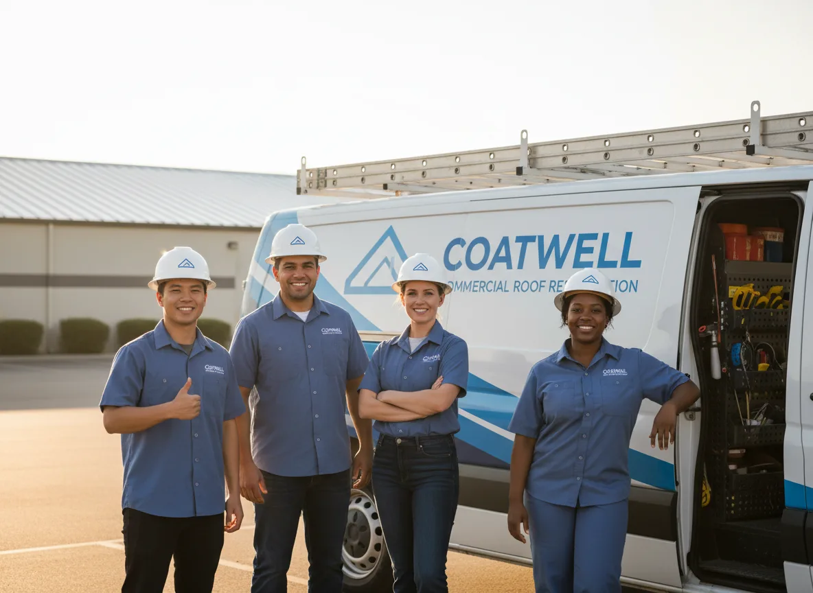 Commercial roof coating company in Granton, WI